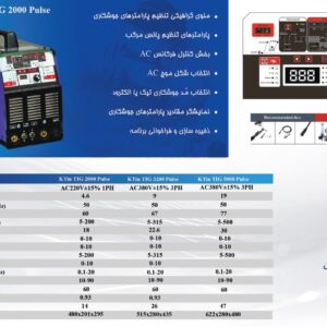 دستگاه جوشکاری Tig آرگون خزر ترانسفو
